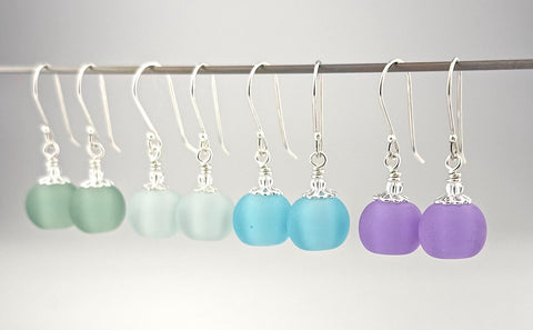 Beach Earrings Tumbled